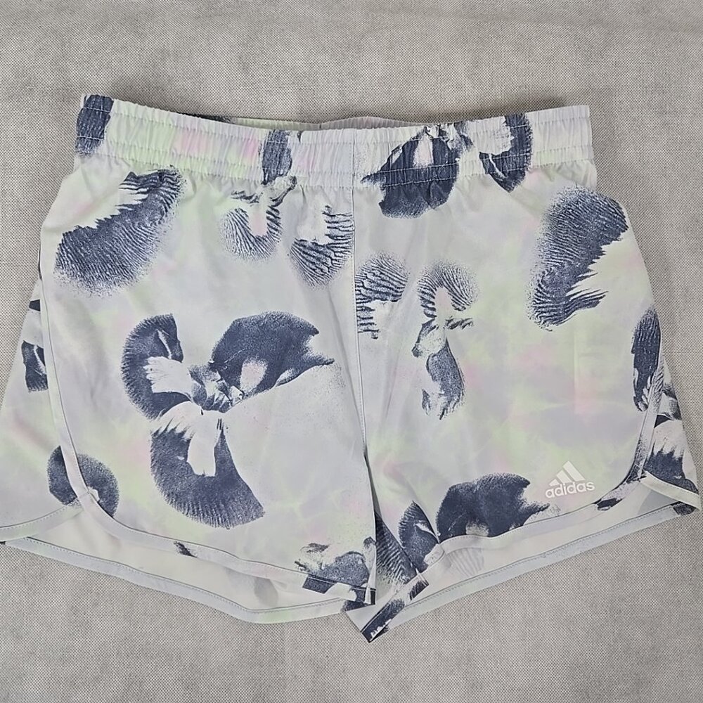 Adidas Girl XL Set Cotton Short Sleeve Oversized Shirt Matching Running Short - Picture 4 of 7